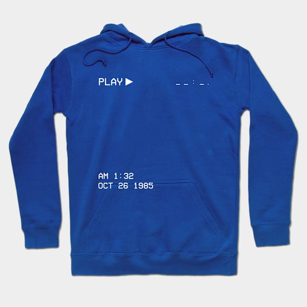 VCR Press Play Hoodie by Sudburied